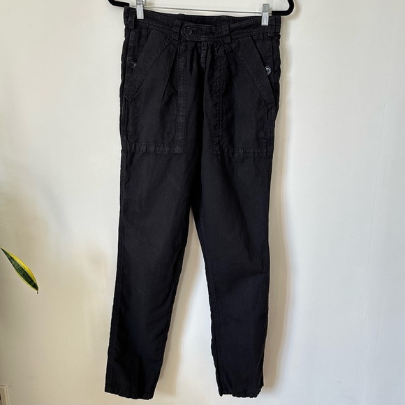 Isabel Marant Etoile Cotton Linen Blend Pants In Faded...